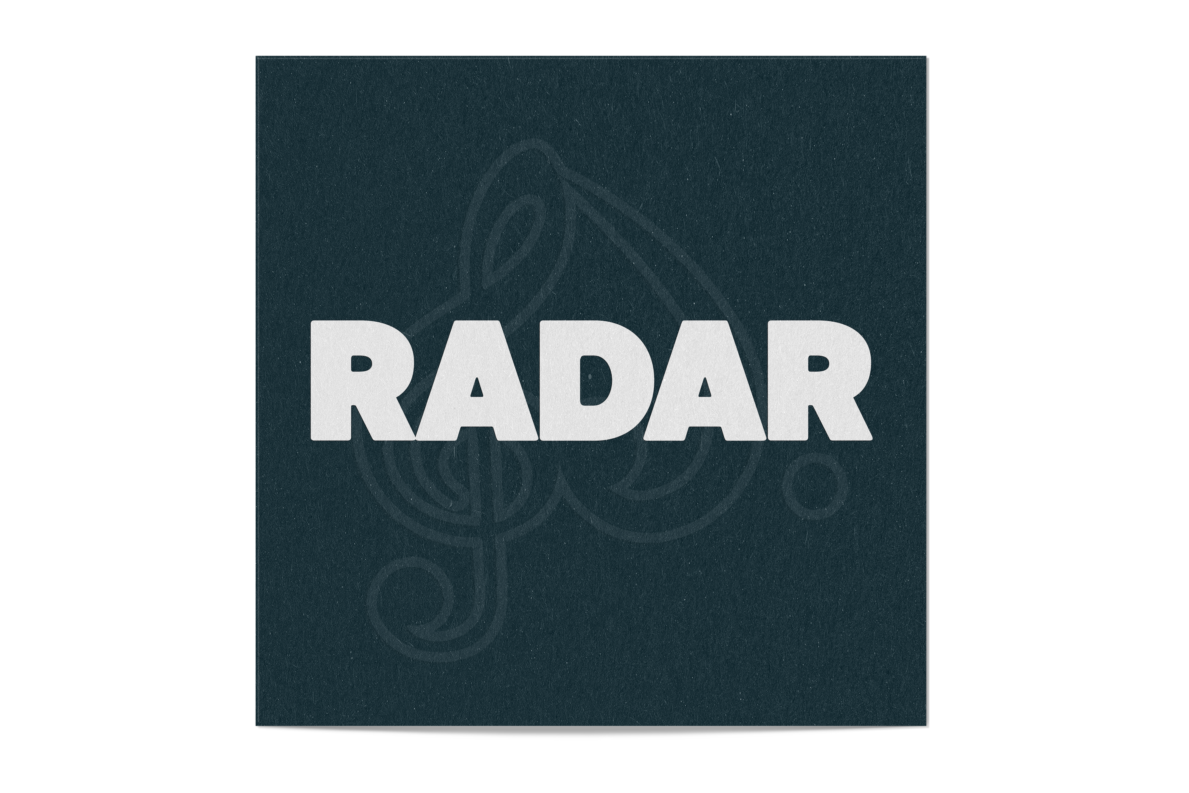 RADAR demo record sleeve